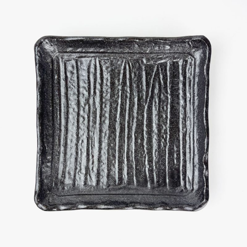 Sq. Plate Sogi Black (7"D)