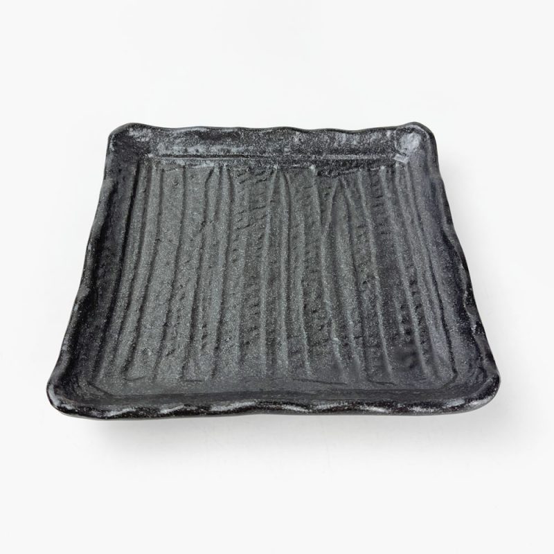 Sq. Plate Sogi Black (7"D)