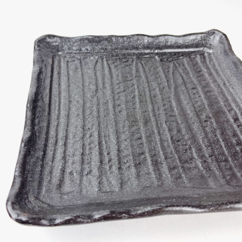 Sq. Plate Sogi Black (7"D)