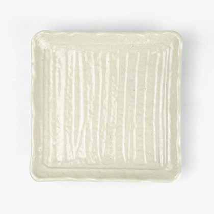 Sq. Plate Sogi White (7"D)