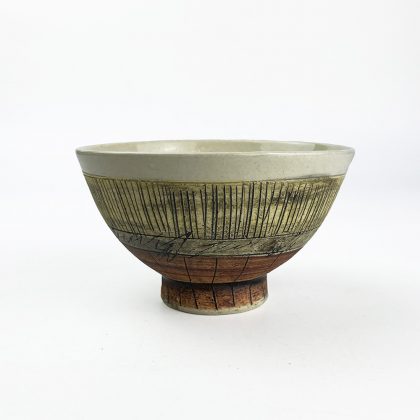 Rice Bowl Senkoku White (4.75"D)