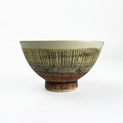 Rice Bowl Senkoku White (4.75"D)