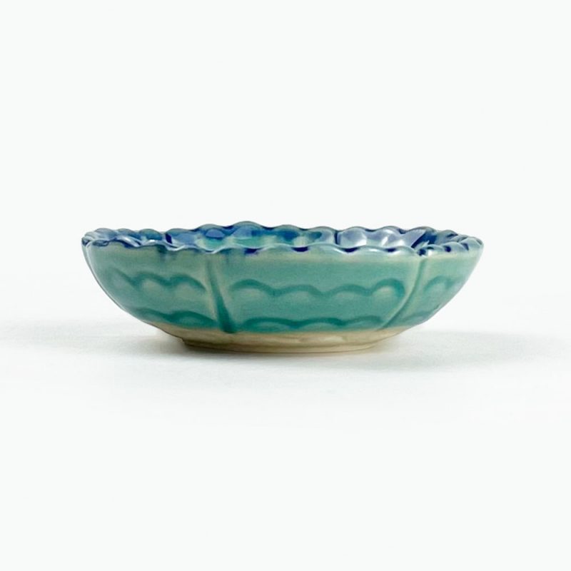 Chinmi Dish Turquoise (2.5"D)