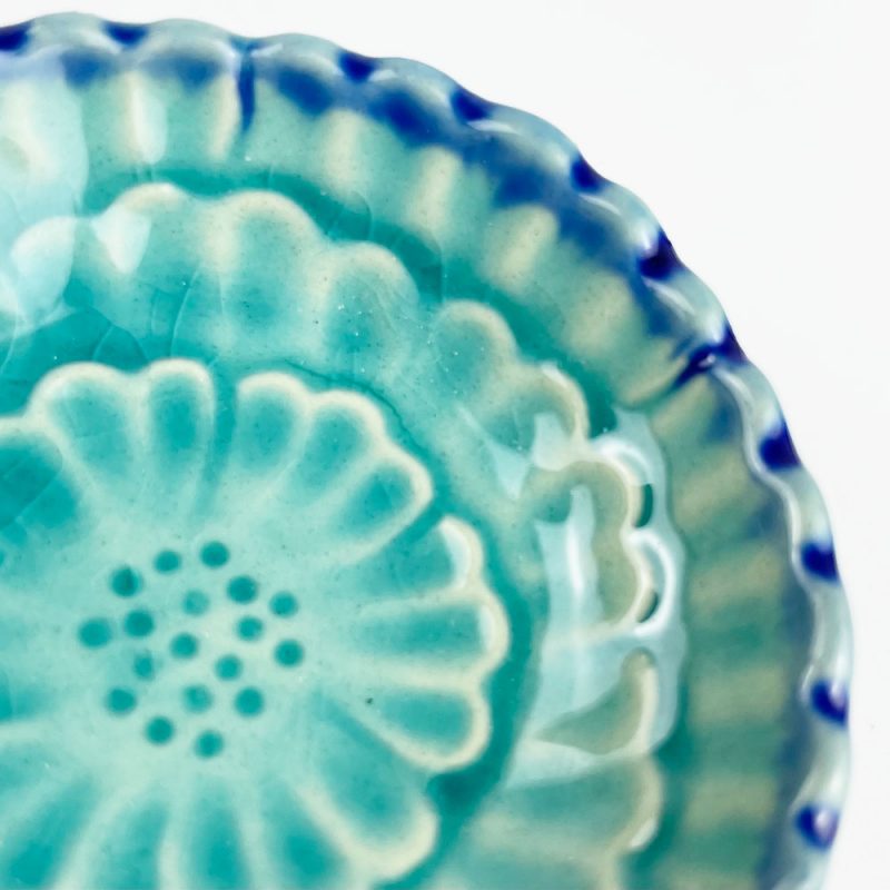 Chinmi Dish Turquoise (2.5"D)