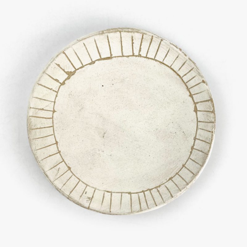 Saucer Plate Stripe (5.5"D) by rutawa rawajifu