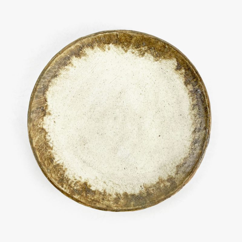 Saucer Plate Koge (5.5"D) by rutawa rawajifu