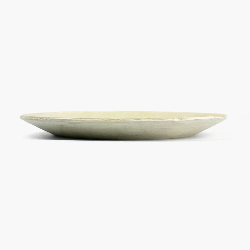 Rim Plate Cross Cream (8.25"D) by rutawa rawajifu