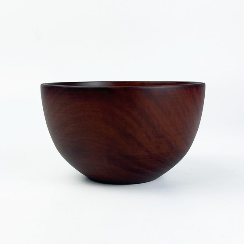 Wooden Soup Bowl Sakura Brown (4.5"D)