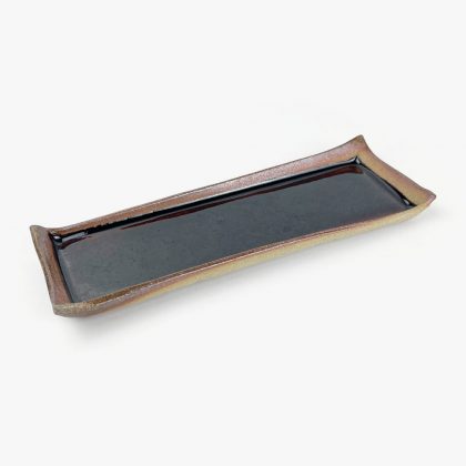 Rec. Plate Ame Brown (8.5"D) by Keishuugama
