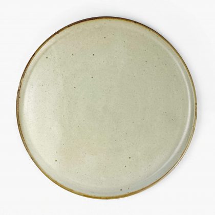 Plate White by Takuya Kawajiri (10"D)