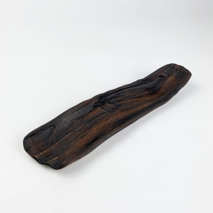 Long Plate Driftwood/Ryuboku (9.75"x2.5") by Bunga Yamamoto/ Hoju-gama