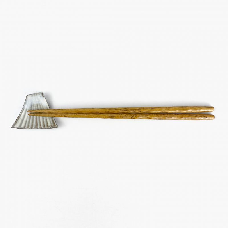 Chopstick Rest Fuji White (2.25" x 1.75") by Keishugama
