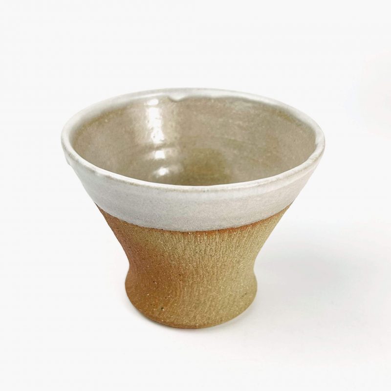 Tetote Cup Kanna White (6 fl.oz) by Keishuugama