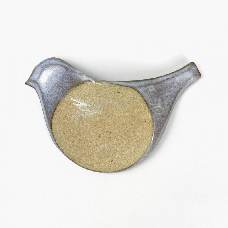 Mamezara Dish Bird White (4.5" x 3.5") by Keishuugama - Image 6