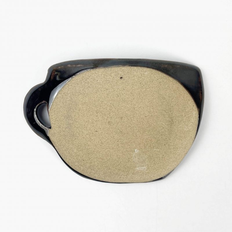 Mamezara Dish Mug Brown (4.25" x 3") by Keishuugama - Image 6