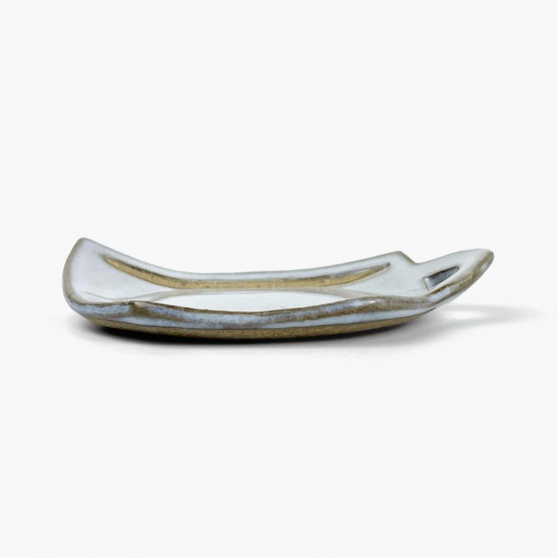Mamezara Dish Mug White (4.25" x 3") by Keishuugama - Image 2
