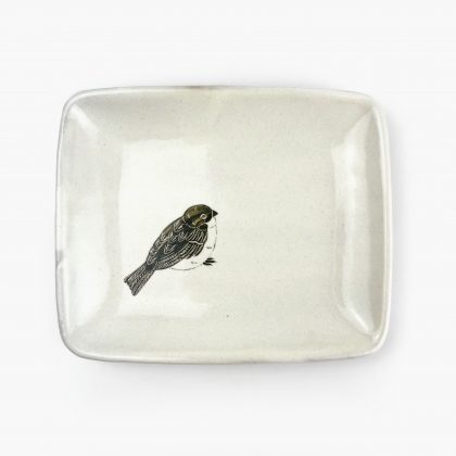 Rec.Plate Spallow (6.5"x 5.25") by Takunobu Sawada