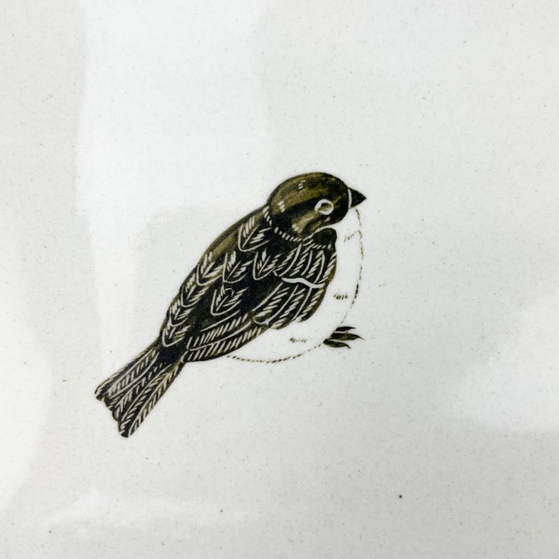 Rec.Plate Spallow (6.5"x 5.25") by Takunobu Sawada