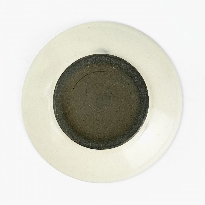 Mamezara Plate Penguin (3.75"D) by Takunobu Sawada