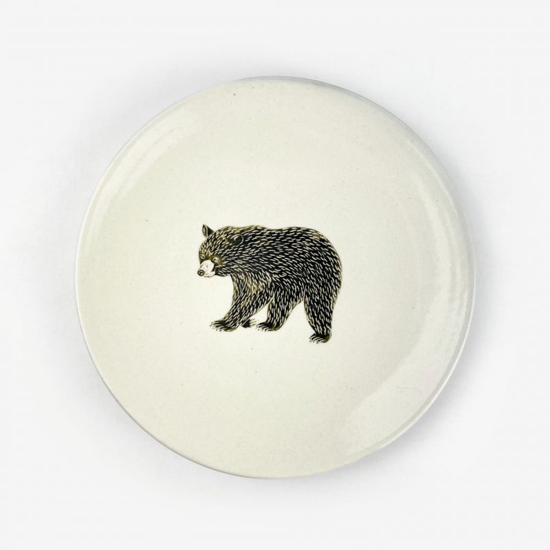 Round Plate Whale (7.75"D) by Takunobu Sawada