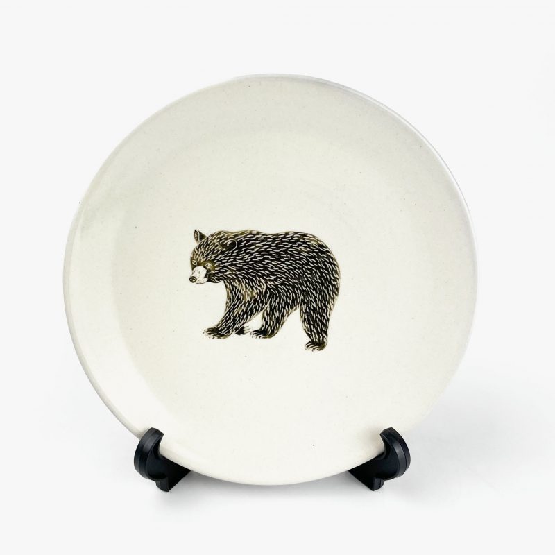Round Plate Whale (7.75"D) by Takunobu Sawada