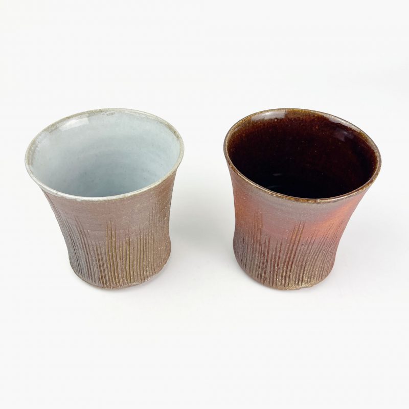 Tetote Fushime Cup Brown (10 fl.oz) by Keishuugama